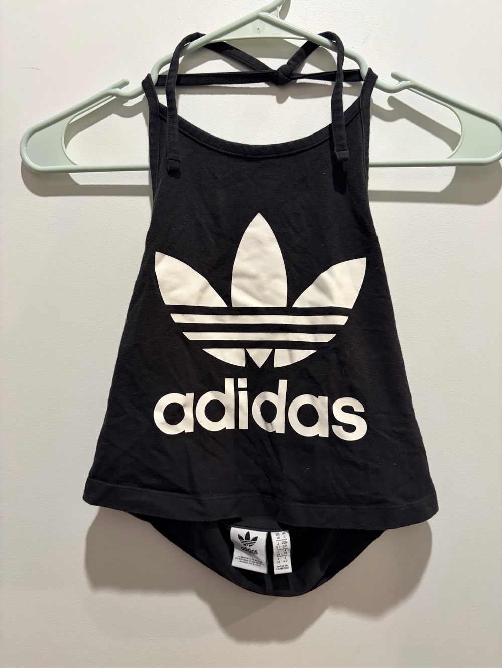 Adidas Black Logo Tank Top